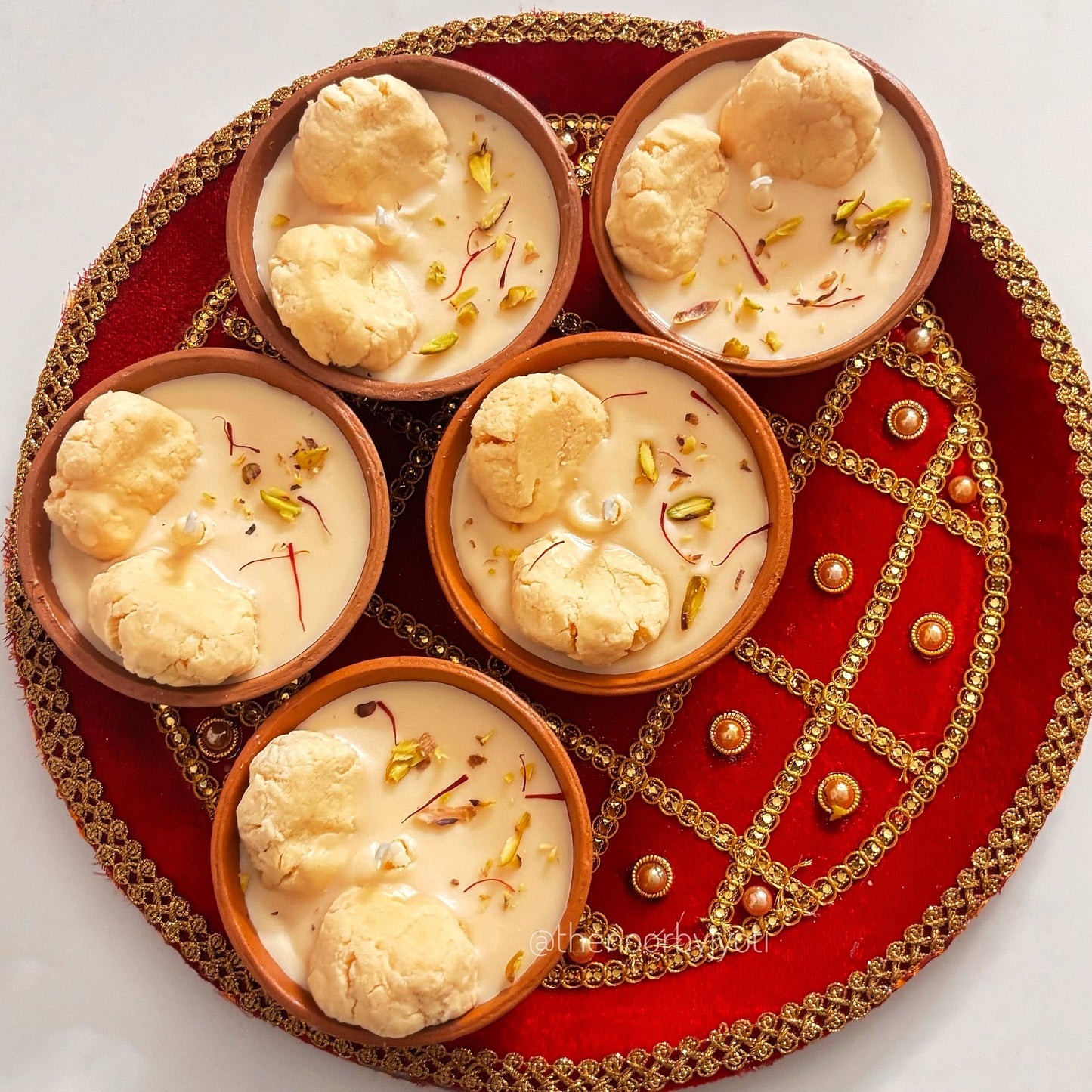 Rasmalai Candle Bowl